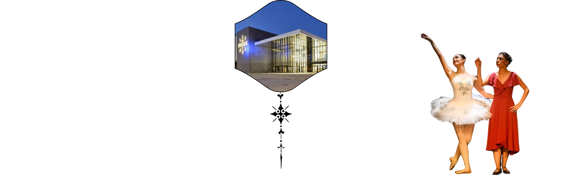 Bannière du spectacle Cyrano de Bergerac à la Sucrerie de Wavre (Belgique), le 21 mars 2026