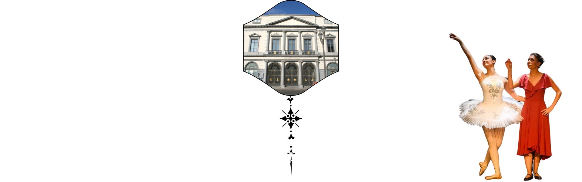 Bannière du spectacle Cyrano de Bergerac au Théâtre Royal de Mons (Bergen en néerlandais), le 19 mars 2026